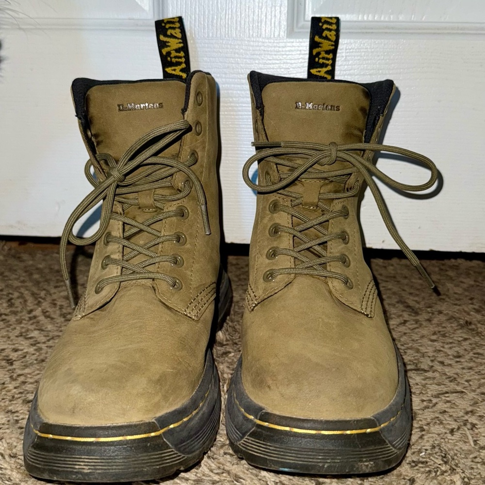 Dr. Martens Khaki Casual Boots